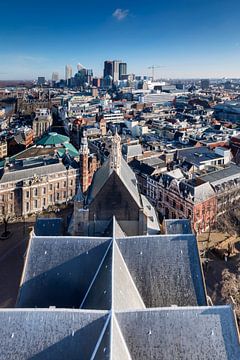 aerial view on the city centre of The Hague van gaps photography