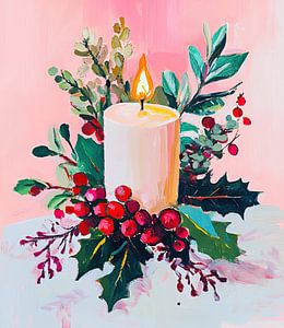 Weihnachtskerze | Festliche Kerze