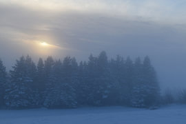 A l'aube d'un matin froid sur Claude Laprise