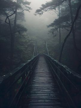 walking bridge (brug) Yakushima van PixelPrestige