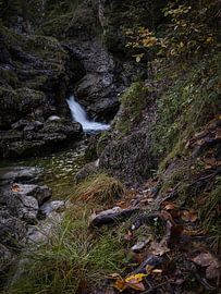 The Kuhflucht Waterfalls in Farchant, Garmisch-Partenkirchen – Autumnal magic in Upper Bavaria by Christina Bauer Photos
