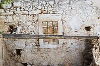 Mur grec antique en ruine