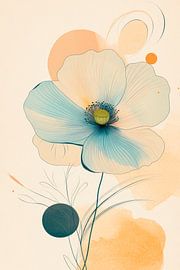 Blossom in soft colours - Minimalist by Poster Art Shop