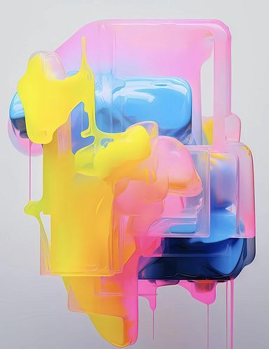 Nat abstract kunstwerk