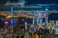 Hong Kong Skyline 10 von Tom Uhlenberg Miniaturansicht