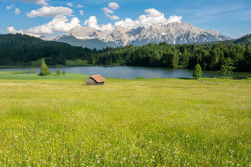Geroldsee near Krün in the Karwendel mountains (Bavaria) by ManfredFotos