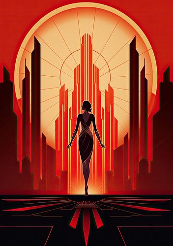 Art Deco Kunstdruk Poster Print Muurkunst