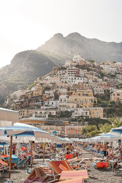 Strand von Positano - Amalfiküste, Italien von Henrike Schenk