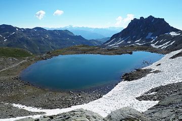 Tyrol du Sud - photographie de montagne impressionnante du Piz Rims et de ses montagnes. sur Miriam Schwarzfischer Fotografie