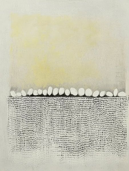 Abstract minimalisme in Japandi stijl van Japandi Art Studio