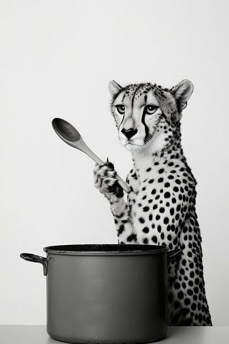 Sneeuwluipaard keuken