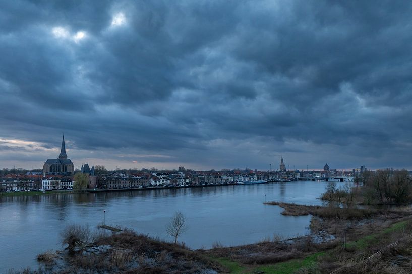 Kampen from the air by Evert Jan Kip