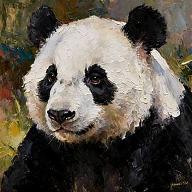 Tierwelt – Ungezähmte Anmut – Panda 1 von Johannas Art Creations