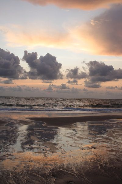 Coucher de soleil pastel près de Westerland sur l'île de Sylt par Martin Flechsig