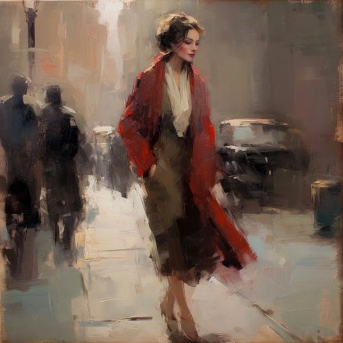 Gemälde "Bereit für den Abend"