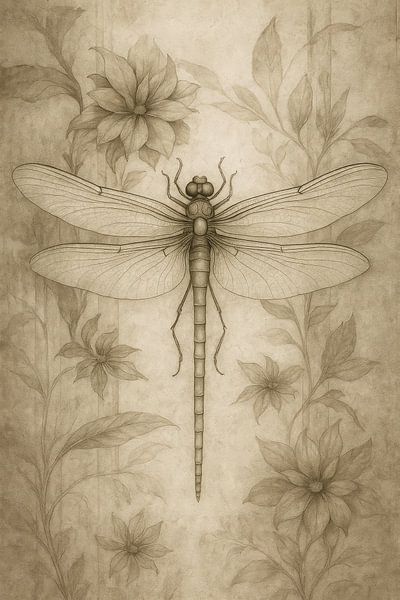 Botanische Libelle von But First Framing