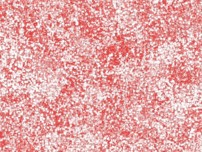 Abstract Style Squares Red White Glow by Hendrik-Jan Kornelis