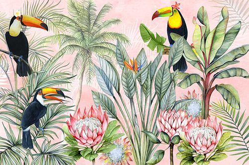 Tropischer Waldtukan