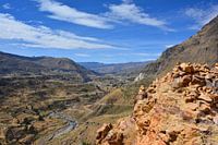 Colca Canyon in Peru, South America