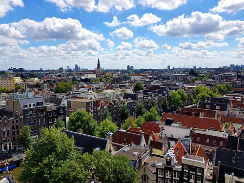 Amsterdam skyline