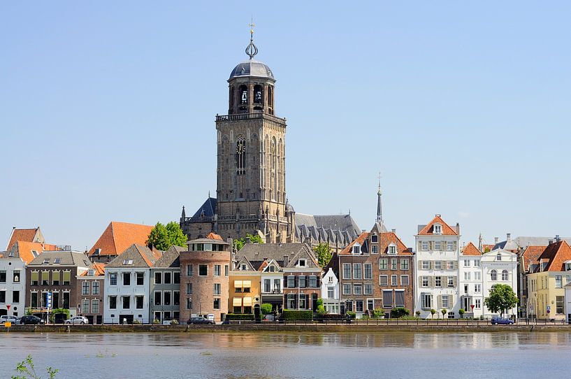Deventer Lebuïnustoren bij hoogwater by Wiljo van Essen
