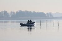 Vissen op het Slotermeer Friesland