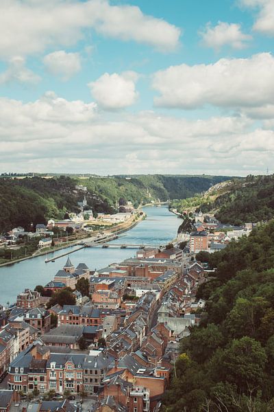 Vue sur Dinant depuis la citadelle de Dinant par Veri Gutte