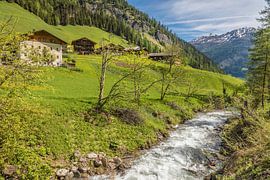 Villgratenbach stream near Kalkstein in the Villgratental valley by Christian Müringer