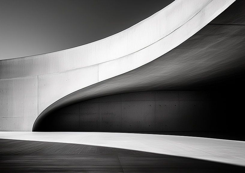 "Symétrie silencieuse - Le silence urbain dans la lumière et la ligne". par Retinas images
