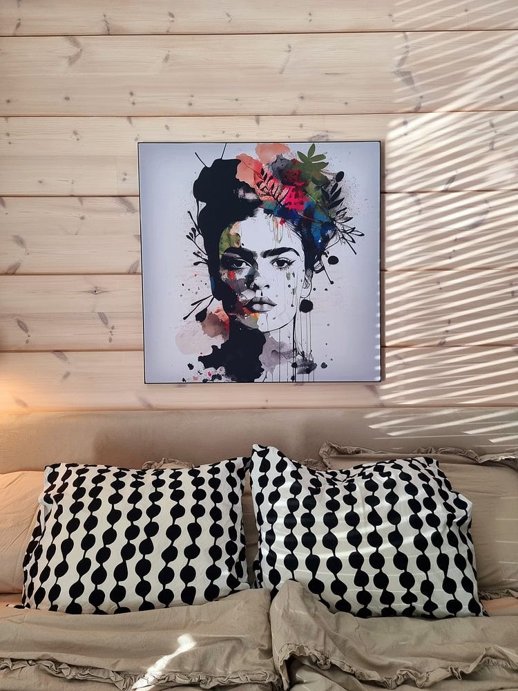 Black &amp; white with flower colour splash  von Bianca ter Riet 