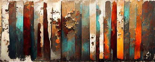 Roestig industrieel abstract VIII