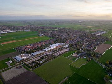 Luchtfoto de Boet tijdens kerst van Drocean