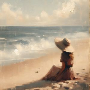 Einsam am Strand