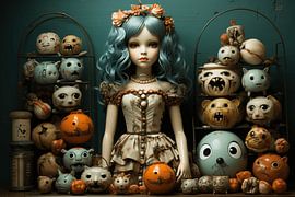 Still life with doll by Ton Kuijpers