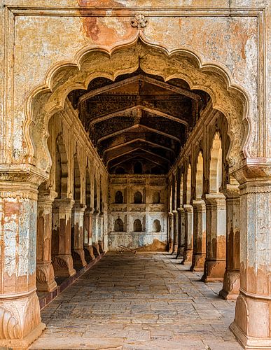Orccha - ein schöner Blick in den Palast