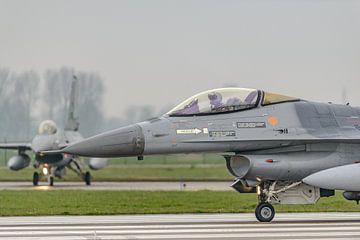 Belgische General Dynamics F-16 Fighting Falcon. van Jaap van den Berg