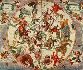 Andreas Cellarius – Northern Celestial Hemisphere (1660) | Antique Star Map by Timeless Artworks