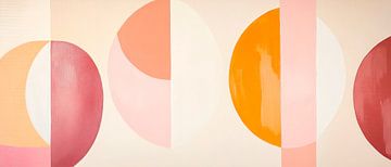 Abstract colour composition with circles by Poster Art Shop