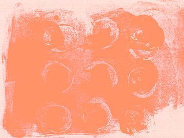 Abstract wabi-sabi organic shapes by Abstract Minimalist Art