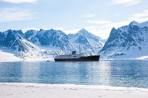 MS Nordstjernen d'Hurtigruten au Svalbard sur Gerald Lechner