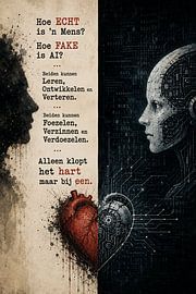 Echt Mens en Fake AI