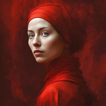 Lady in Red van Gert-Jan Siesling