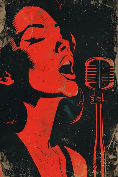 singing red black by Imperial Art House