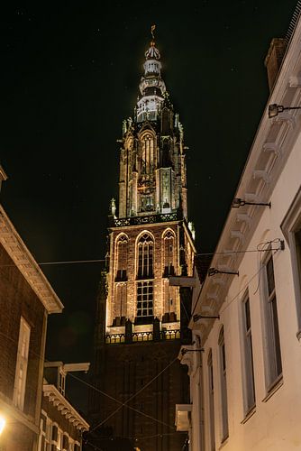 Nachtfoto amersfoort onze lieve vrouwe toren