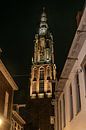 Nachtfoto amersfoort onze lieve vrouwe toren van Erik van 't Hof thumbnail
