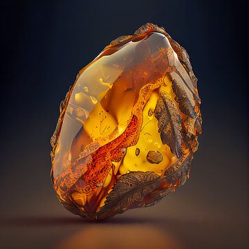 Portrait d'une illustration d'ambre sur Animaflora PicsStock