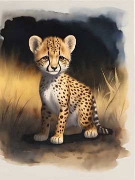 Jonge cheeta