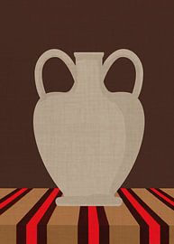 modern RED linen 2 by TW living