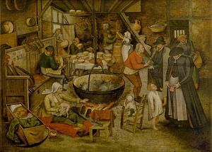 Bezoek aan de hoeve, Pieter Brueghel de Jonge