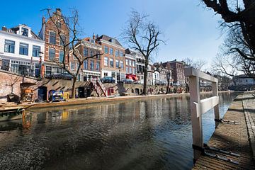 The Oudegracht canal in Utrecht by Joris Louwes